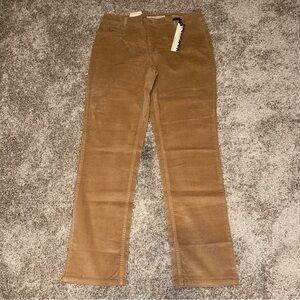 Brown Straight Leg Corduroys, Size 16